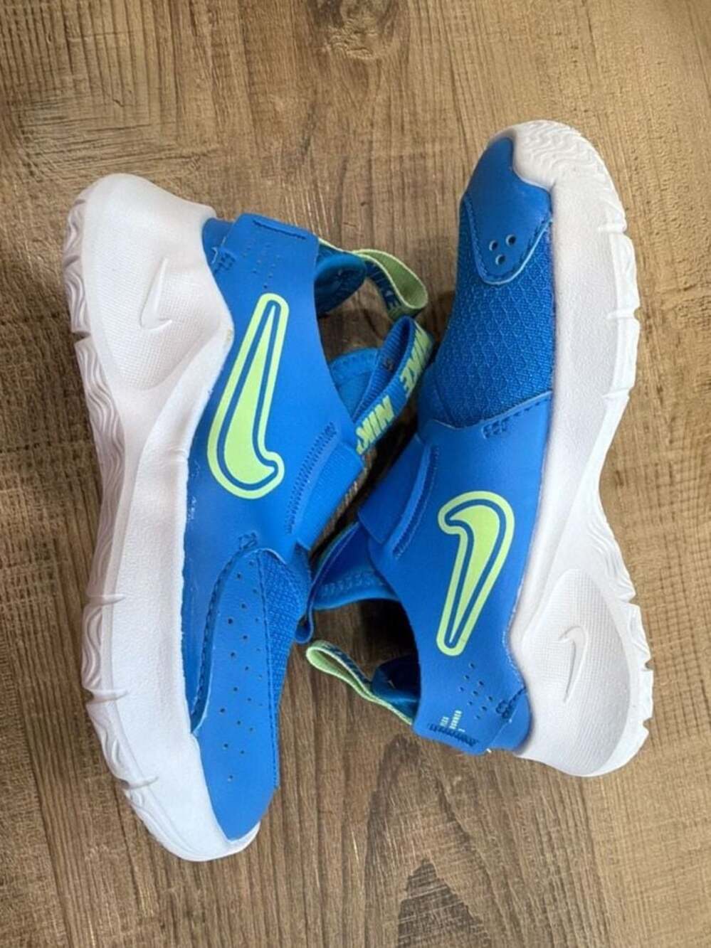 Nike Flex Runner 3 Toddler Shoes - Photo Blue/Vapour Green - Picture 3 of 7